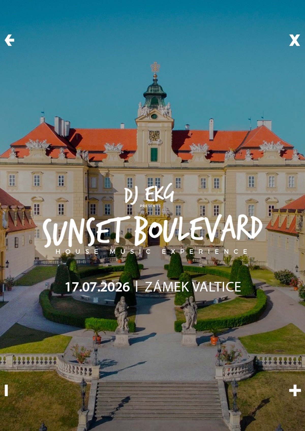 Sunset Boulevard w/ DJ EKG | Zámek Valtice